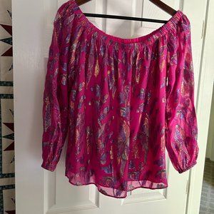 Lily Pulitzer pink print top
